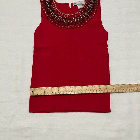 Bianca Nygard  Sleeveless beaded top size 4 - 6 - Picture 6 of 7